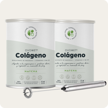 botes de colágeno matcha ecológico